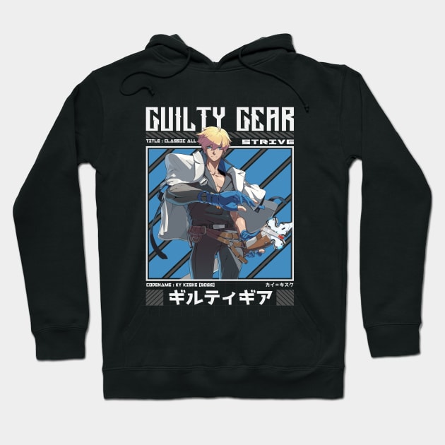 Ky Kiske - Guilty Gear Strive Hoodie by Arestration